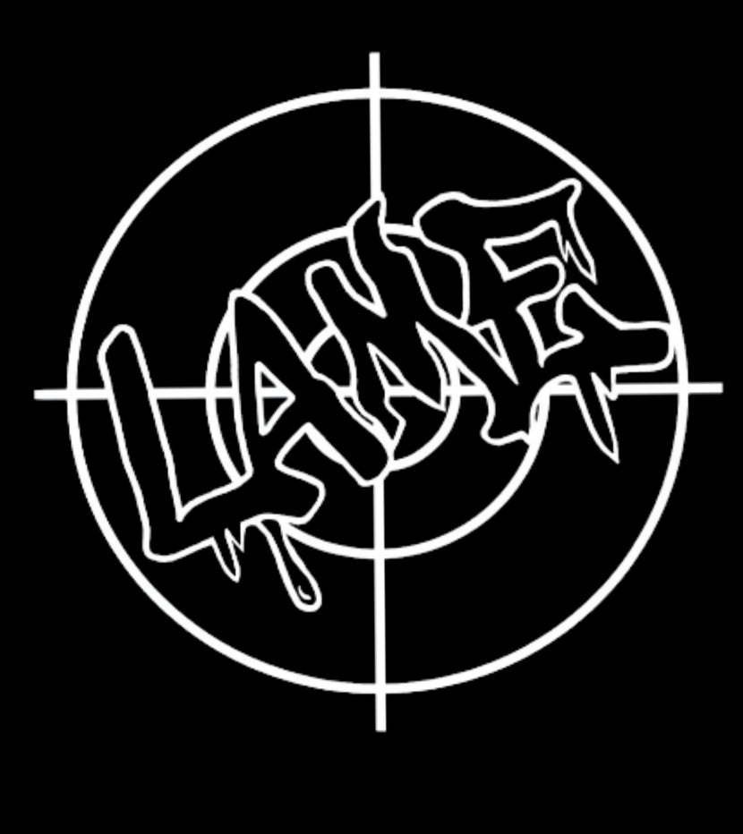 Lame - Black Embroidery Hoodie